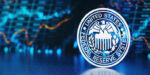 Metallic Federal Reserve System Over Financial Chart Background