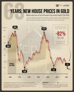 Gold Purchasing Power: What A Home Costs in Ounces of Gold - BullionBuzz - BMG
